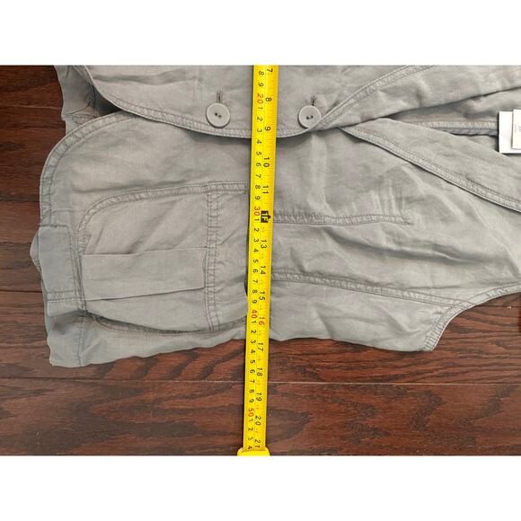 J. Jill silk linen gray vest small Petite NWT - Picture 5 of 9